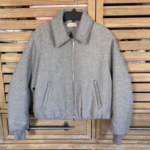 NICHOLAS Charcoal Bomber Jacket